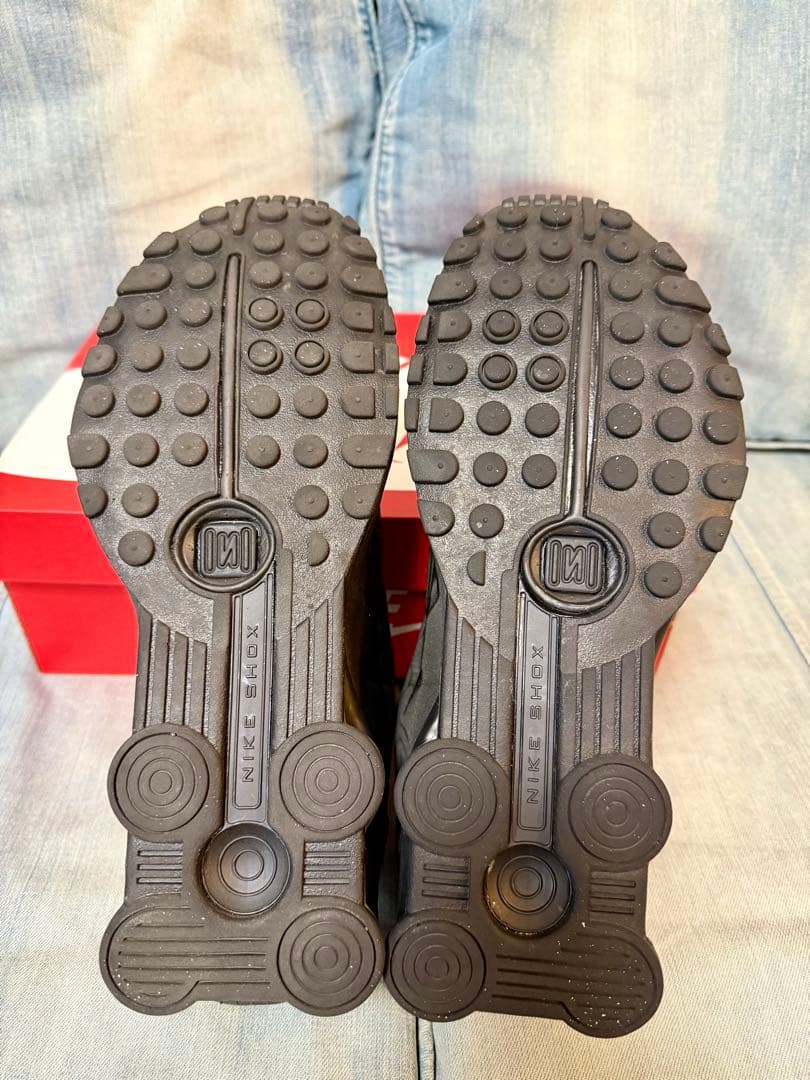 【極美品】Nike Shox R4 \"Black/Bright Crimson\"