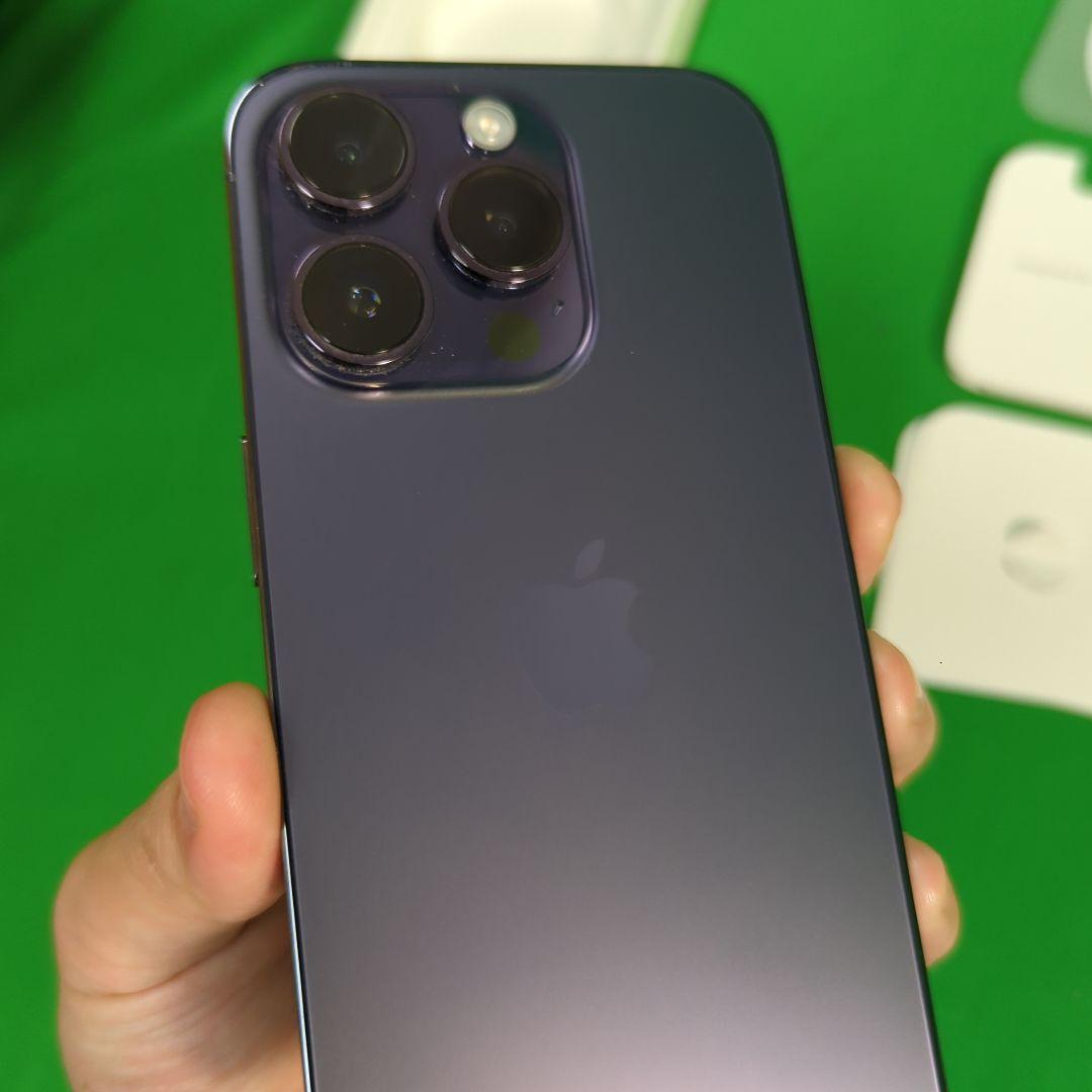 Apple iPhone 14 Pro ディープパープル 本体　傷汚れなし箱付き