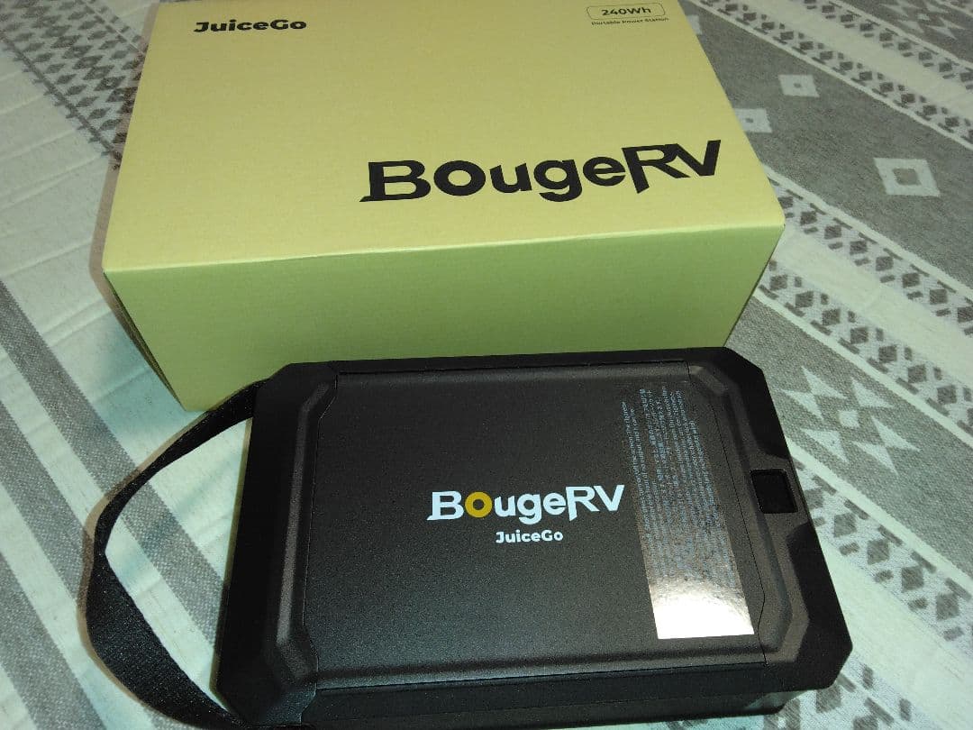 BougeRV JuiceGo ポータブル電源 小型 軽量 240Wh リン酸鉄