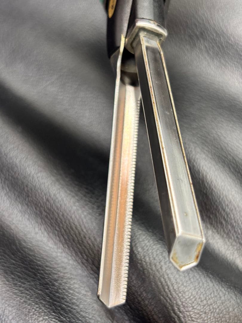 超美品　LENZ α-8レンツアイロン クシ目　5角8㎜　理容アイロン