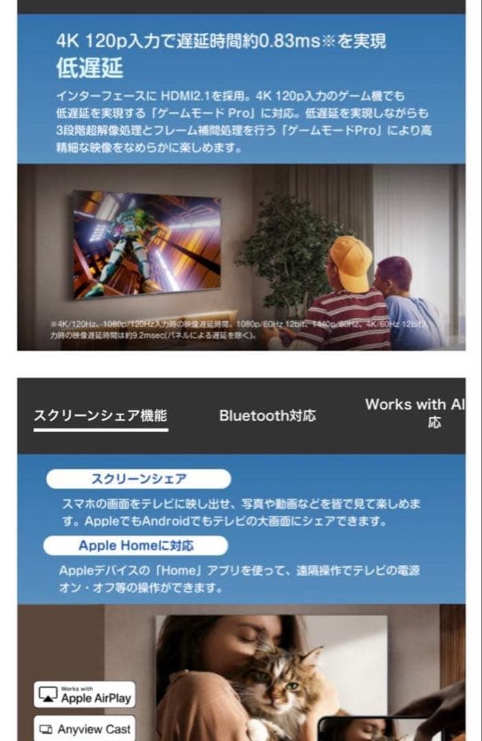 Hisense 65インチ 液晶テレビ E7Hシリーズ　配送要相談　千葉県から