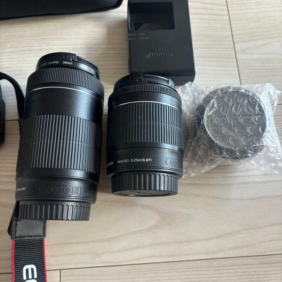 Canon kissx8i セット レンズ×3