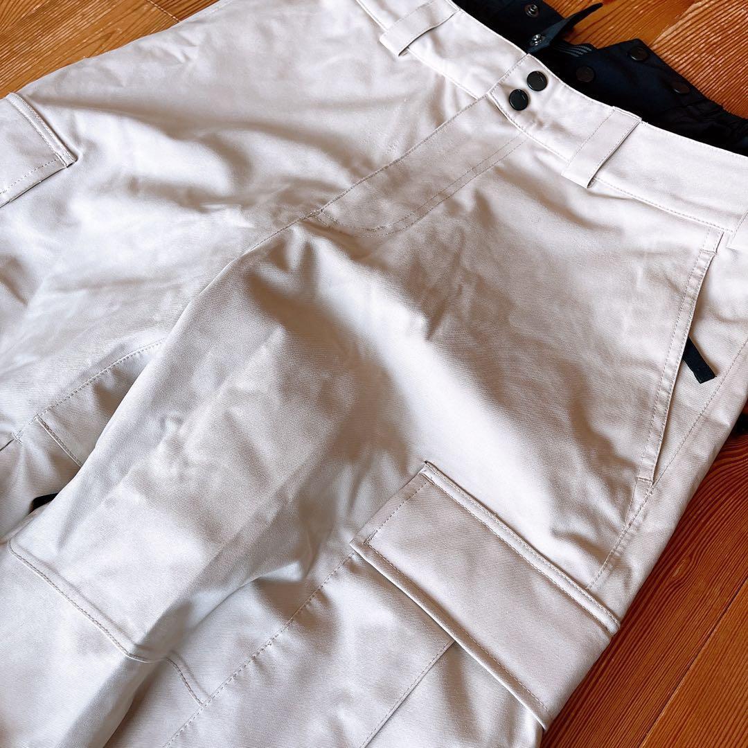 ROME SDS ローム スノーボードウエア ワイドバギーパンツ アイボリーS