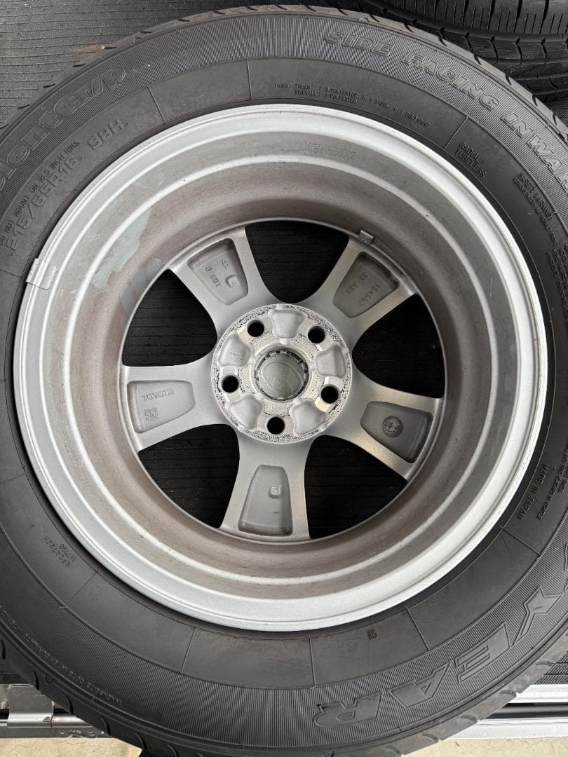 送料込み！アルファード30 純正 16インチ タイヤホイール セット ナット付き