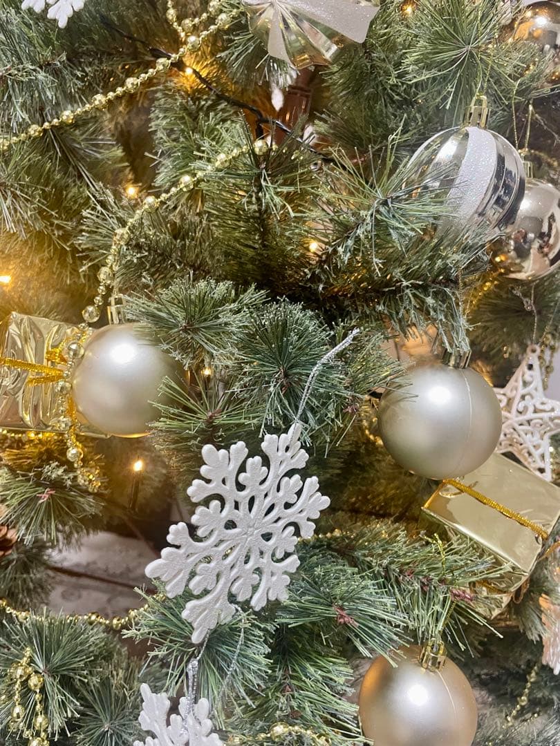 ライト付き クリスマスツリー 約150cm