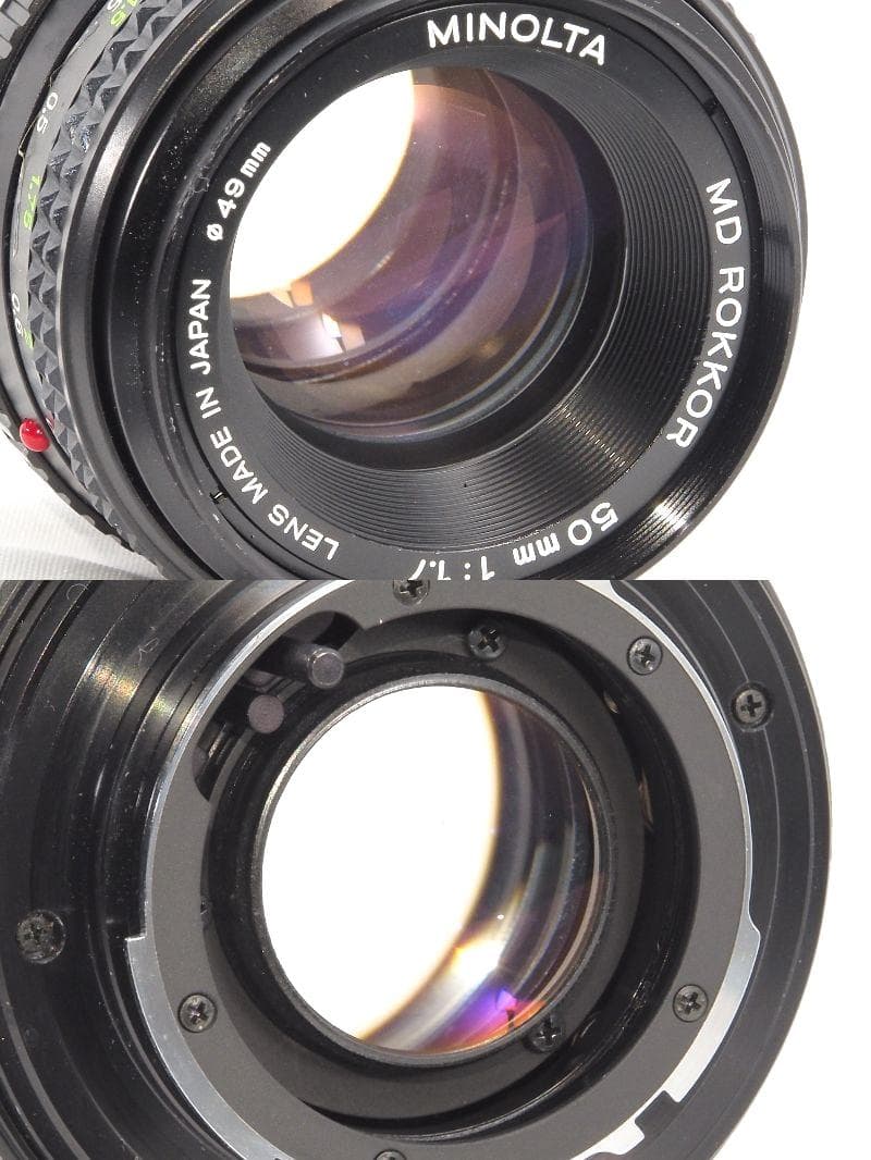 Minolta X-700 黒 後期型 ROKKOR 50mm f1.7 整備済