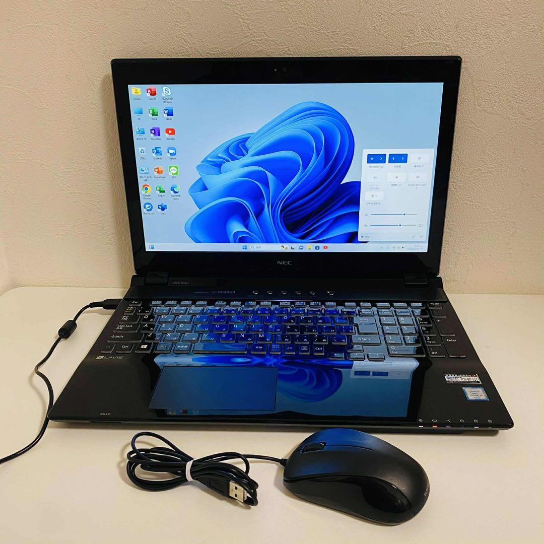 Y78 NECノートパソコン i5メモリ8G高速 Windows11オフィス付き