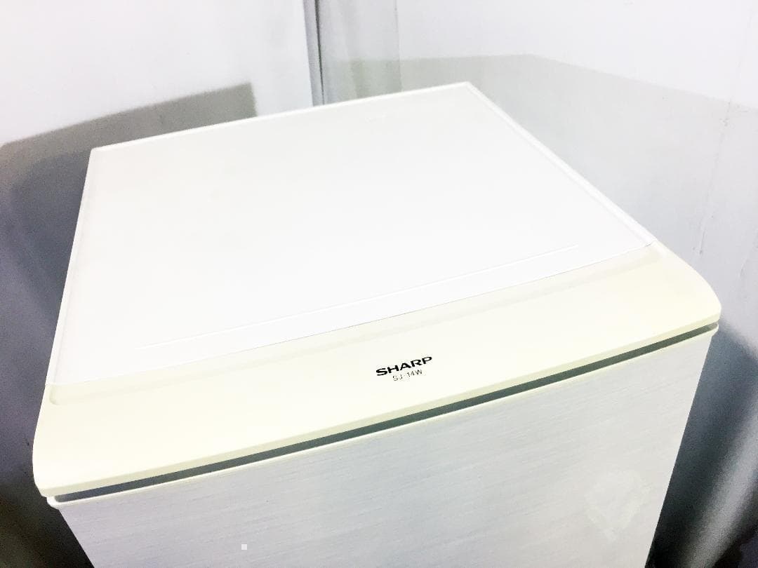 30日迄！送料無料◆中古★SHARP 137L 冷蔵庫【SJ-14W-W】