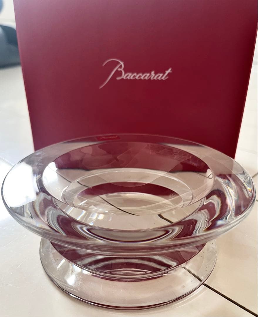 Baccrat バカラ アッシュトレイ ベガ クリスタルガラス 未使用