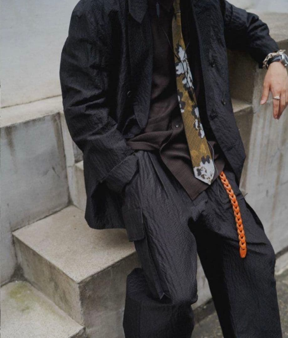 【未使用】WYM Life LEATHER CHAIN BELT SIENNA