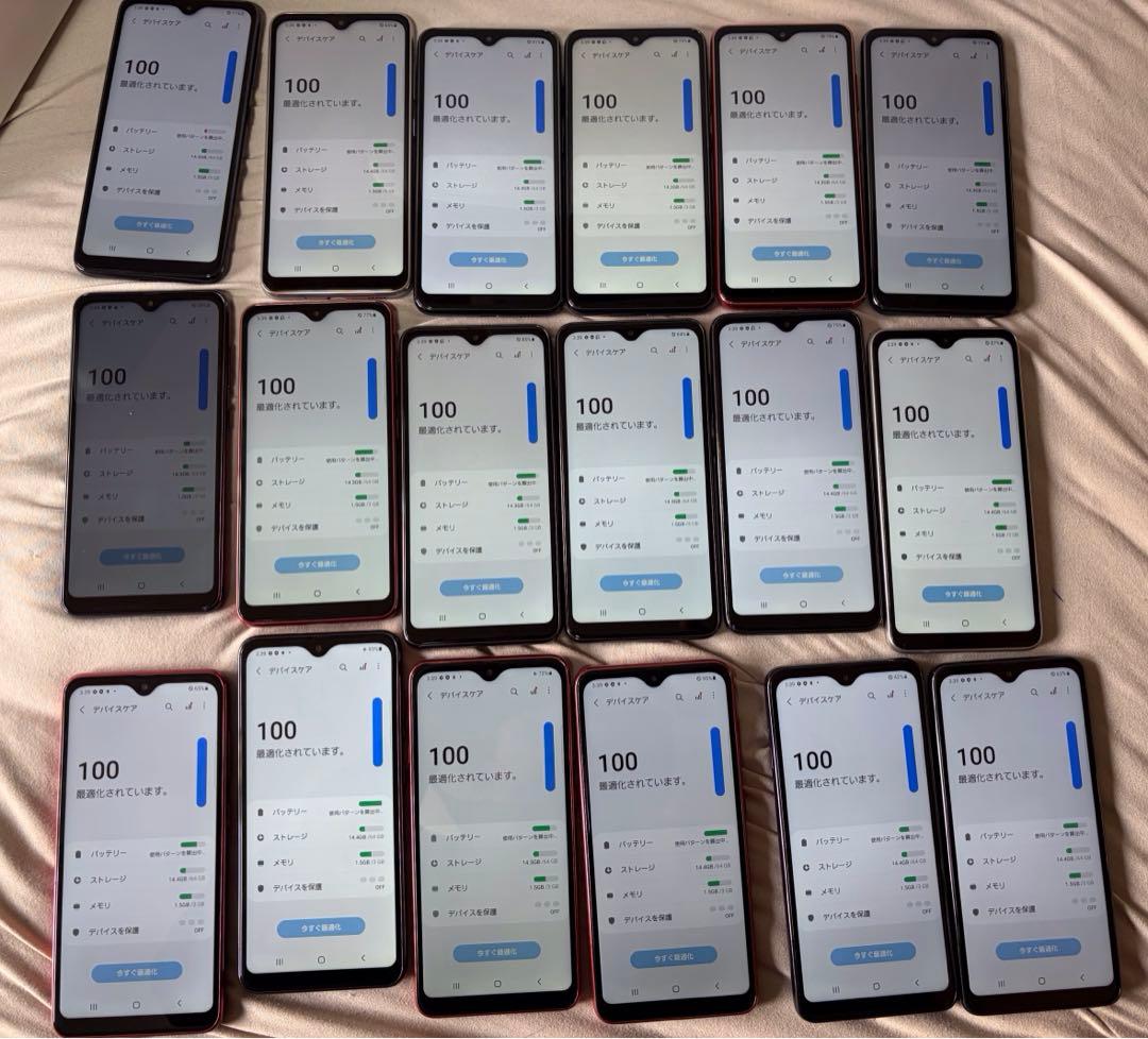 GALAXY A21 カラー3種類初期化済み35個docomo2