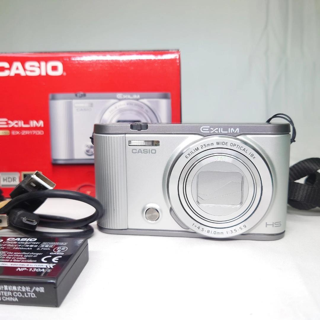CASIO EXILIM EX-ZR1700 シルバー 箱付き
