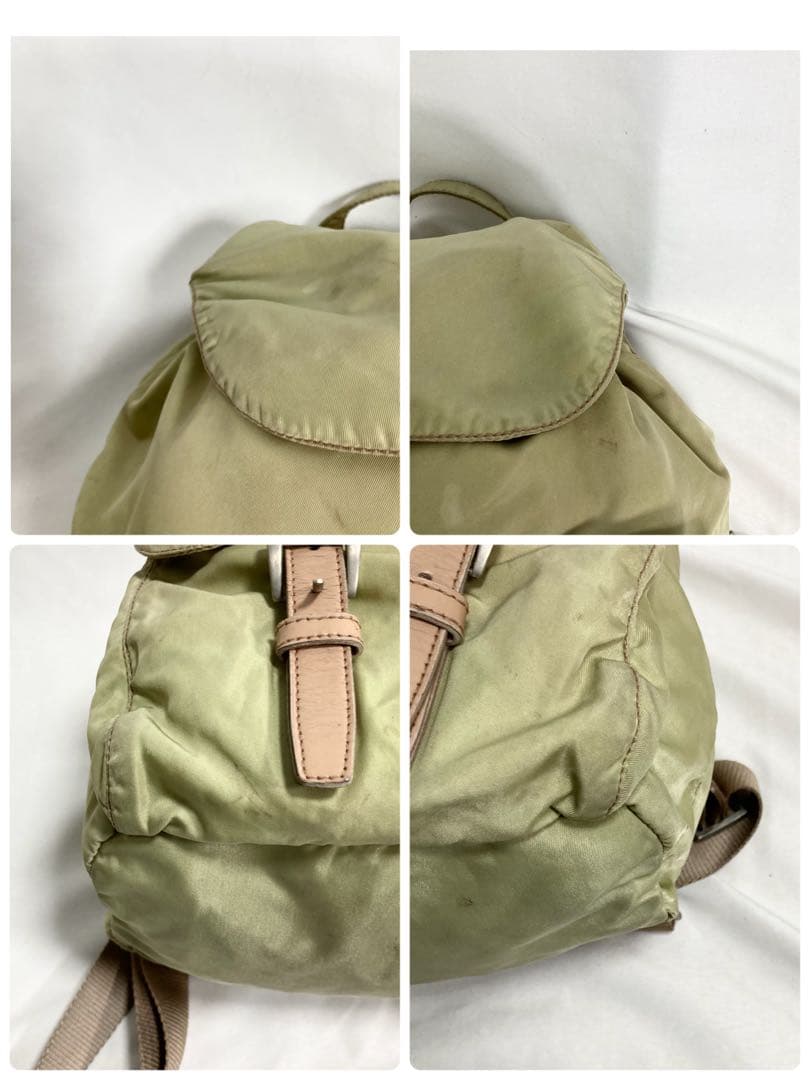 プラダ ナイロン リュック バックパック 三角ロゴ 金具 大容量 多機能 A4