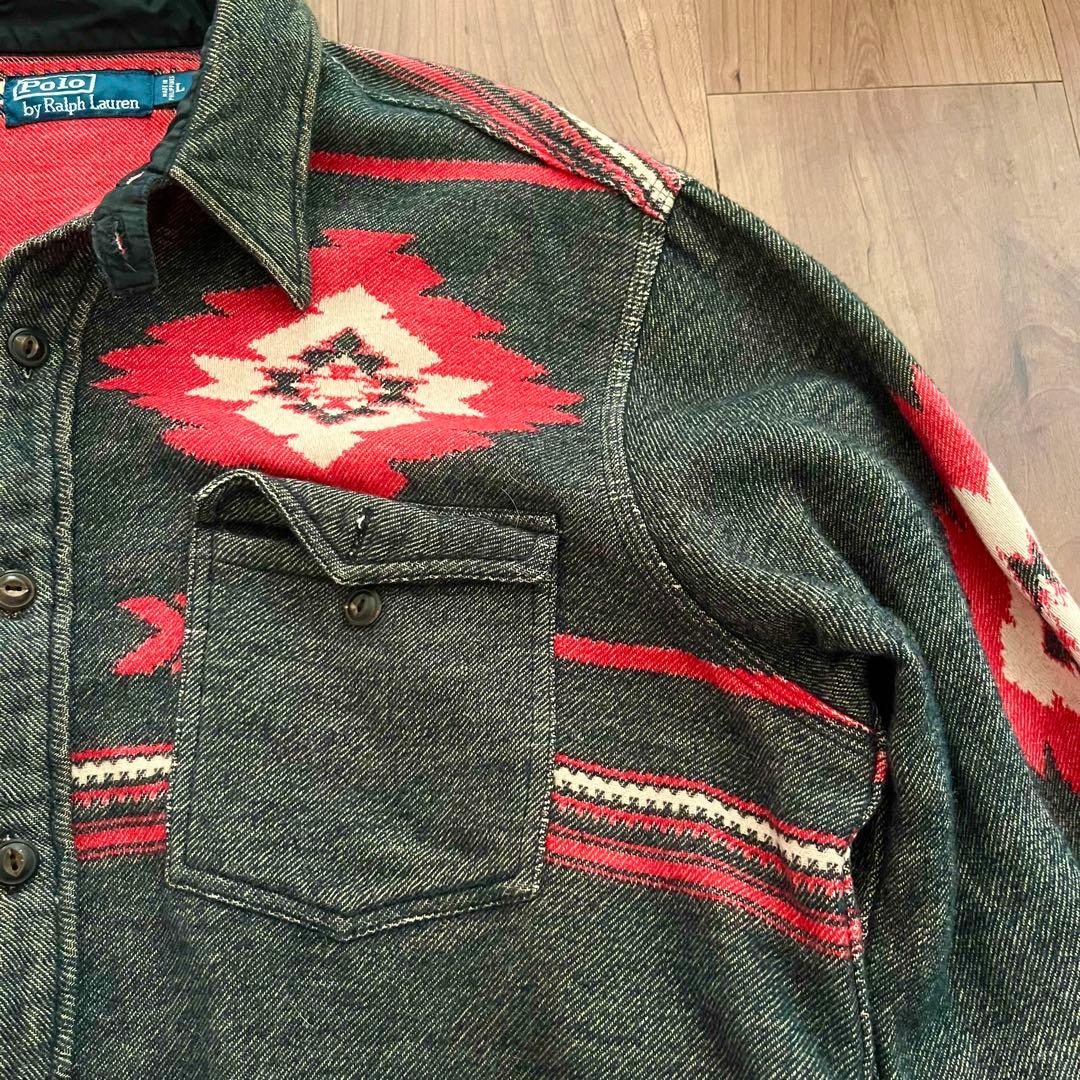 Polo Ralph Lauren Aztecネイティブシャツ country