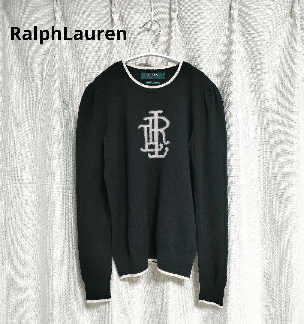 Ralph Lauren ラルフローレン ロゴパフスリーブセーター カシミヤ