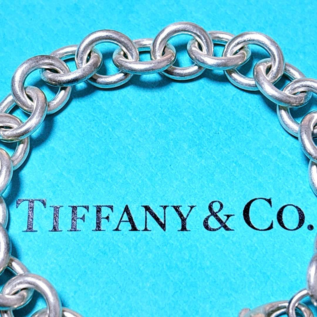 【美品】19.2cm ティファニー ハートタグ ブレスレット シルバー925