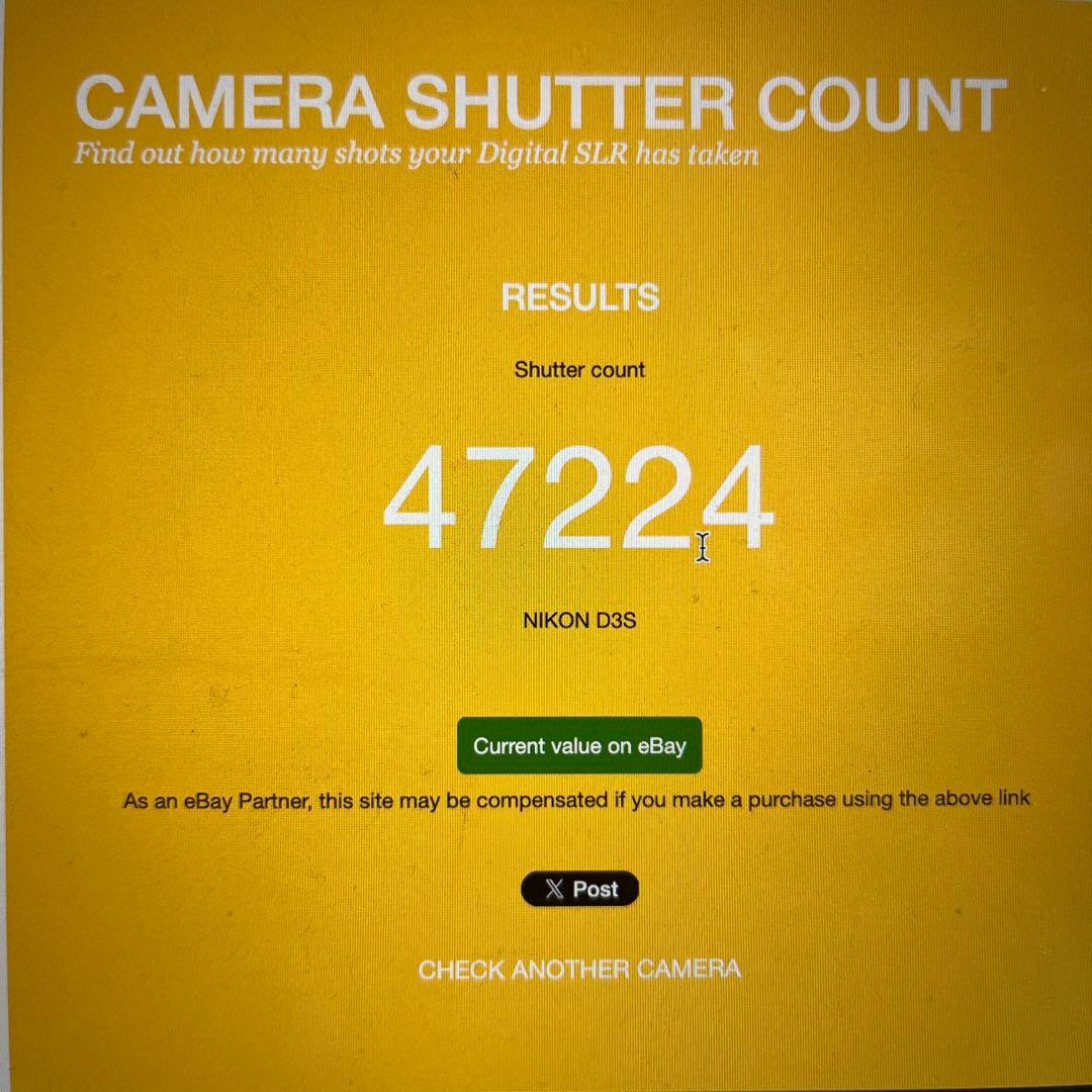 Nikon ニコン フルサイズ一眼レフ　D3S