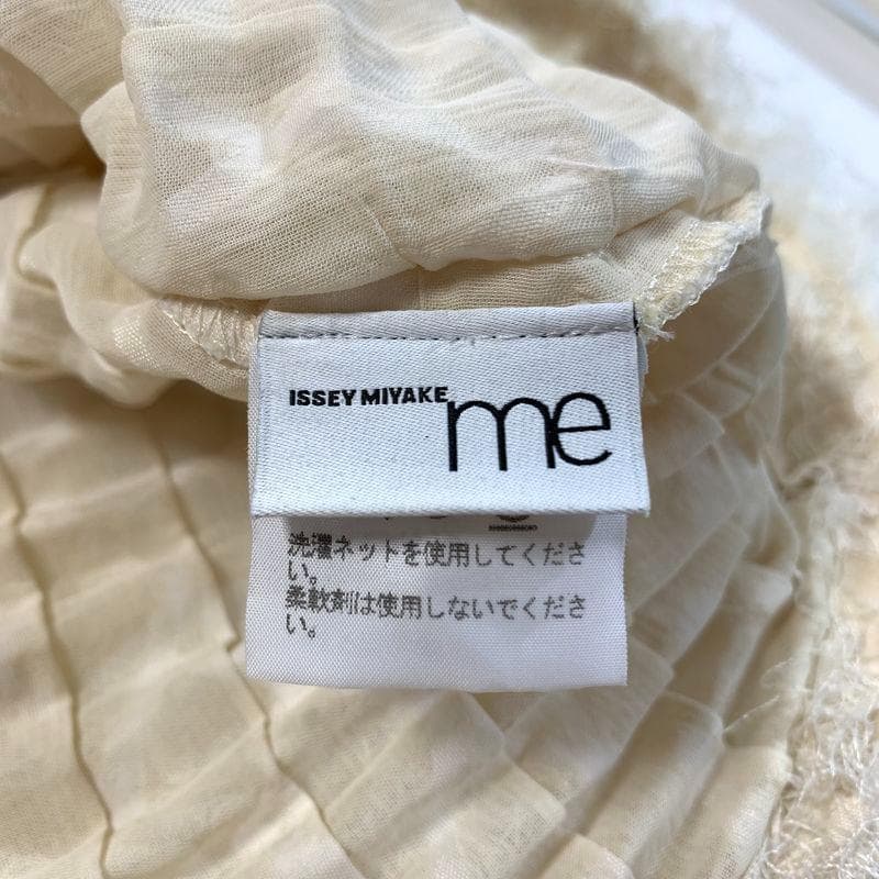 me ISSEY MIYAKE SHAGGY PLEATS プリーツ ブラウス