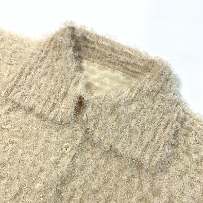 me ISSEY MIYAKE SHAGGY PLEATS プリーツ ブラウス