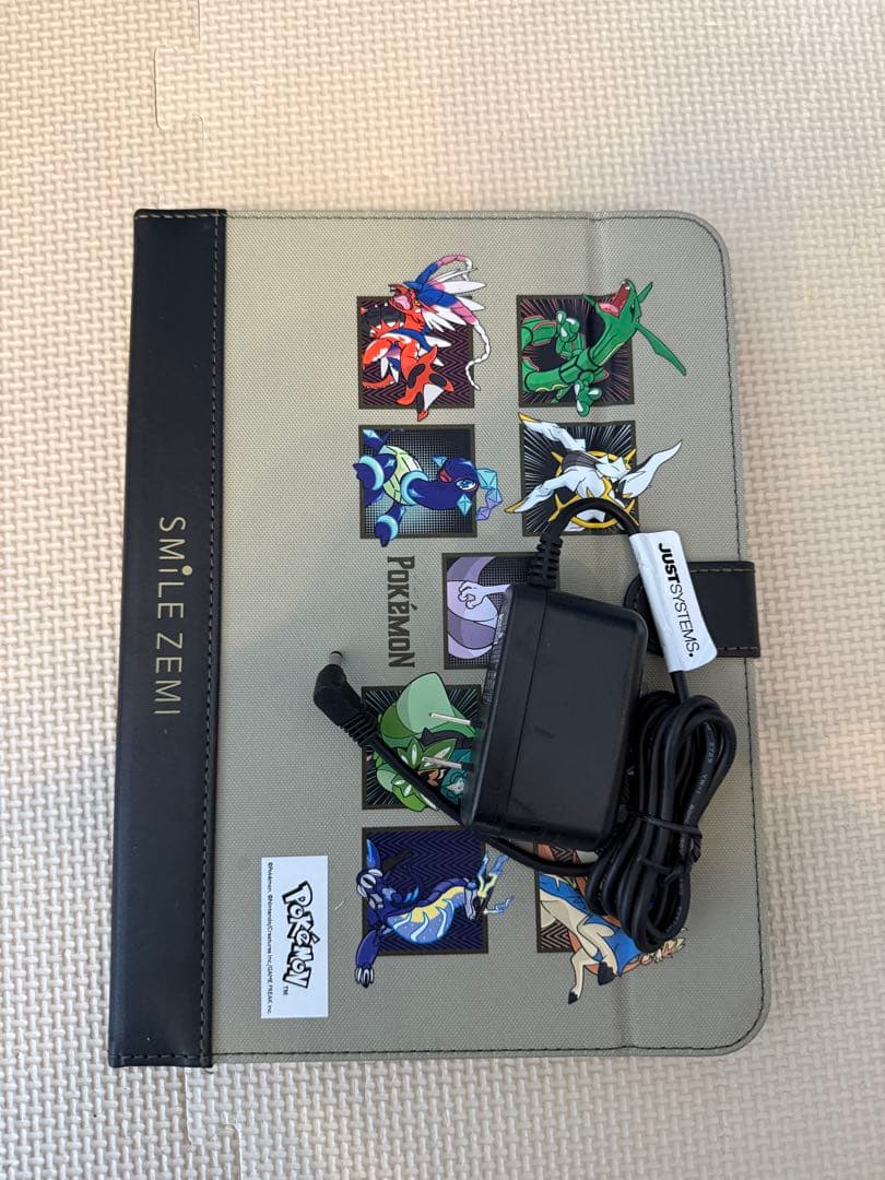 SMILE ZEMI スマイルゼミ　タブレット　ポケモンカバー付き