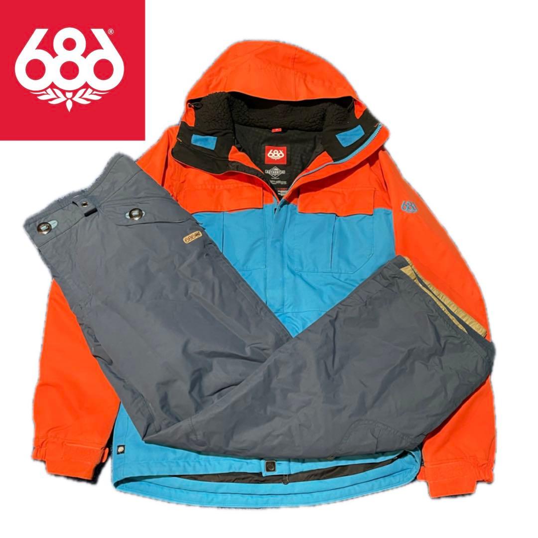 686 スノーボードウェア セット メンズ