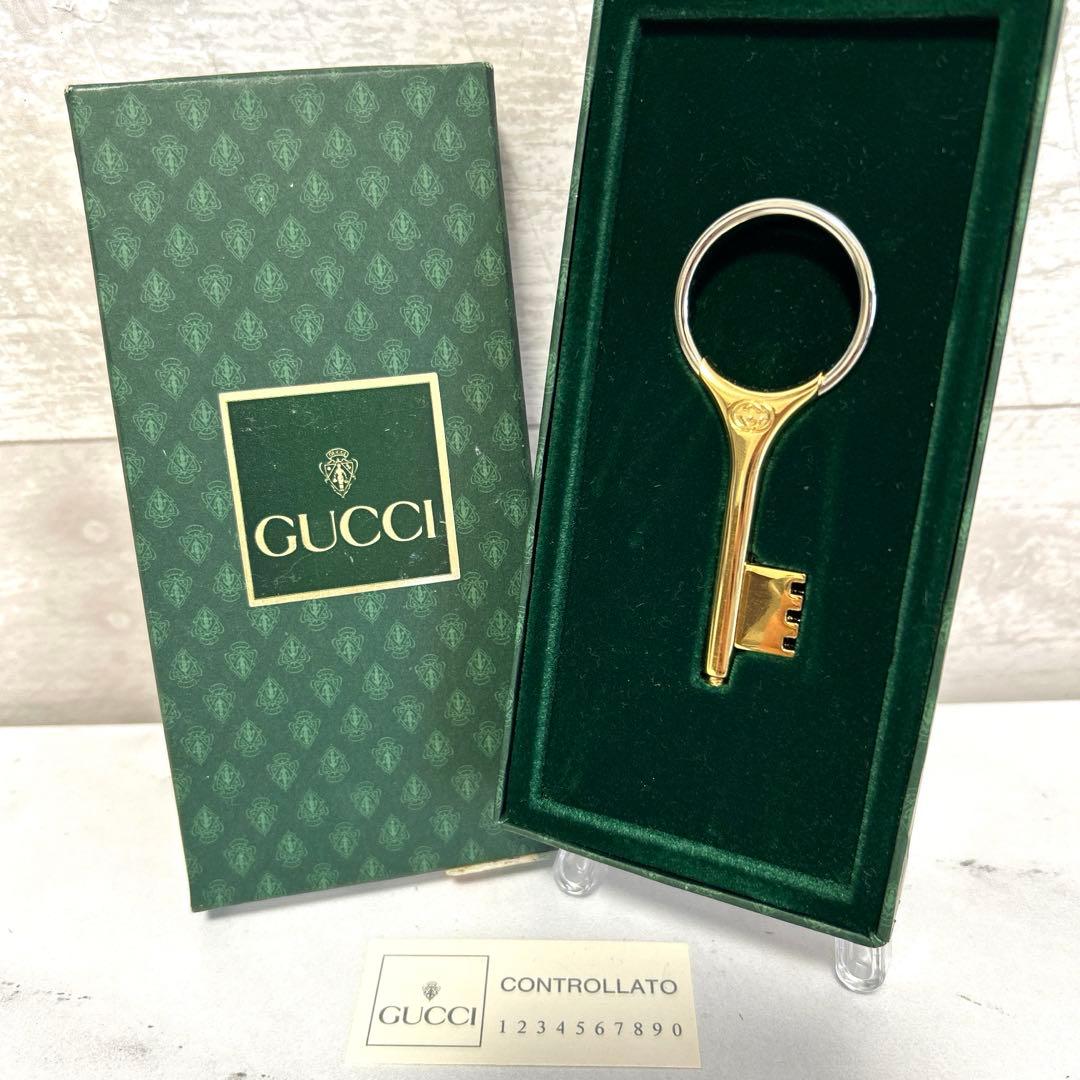 GUCCI グッチ　キーリング　vintage　ヴィンテージ　オールドグッチ