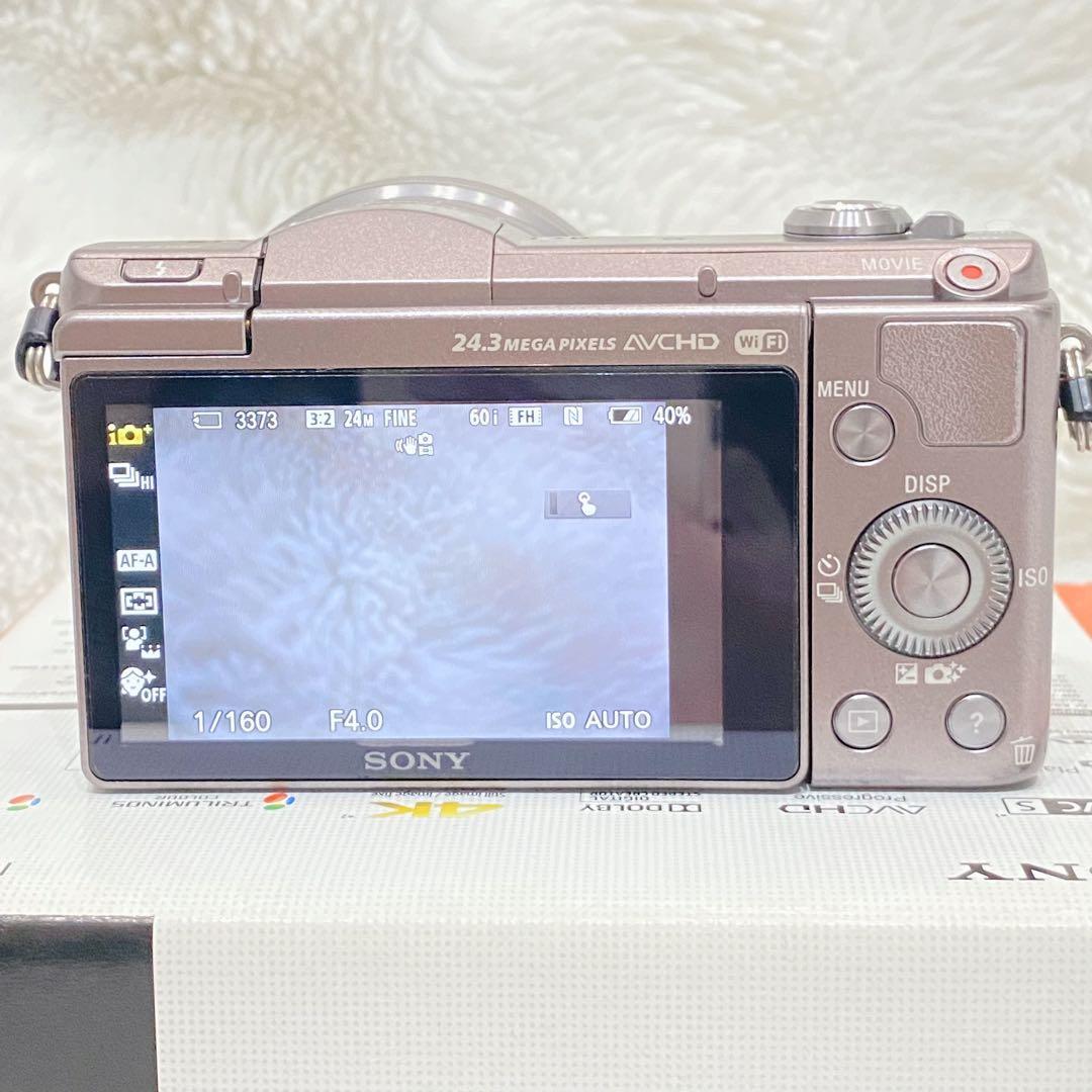 【Wi-Fi・付属品有】SONY α5100 パワーズームレンズキット シルバー