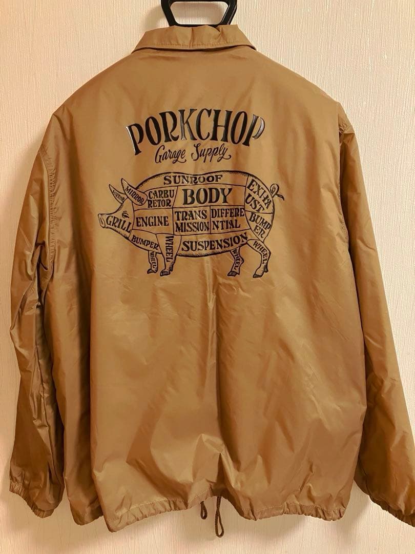 は*ち様 【未使用】PORKCHOP ポークチョップ ボアコーチ　ナイロン　初期