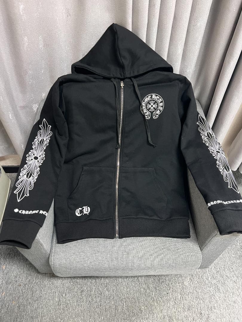 CHROME HEARTS ブラック パーカー