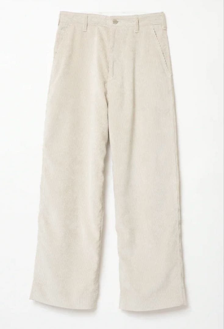 パンツ Shishikui painter C CORDUROY CREAM36