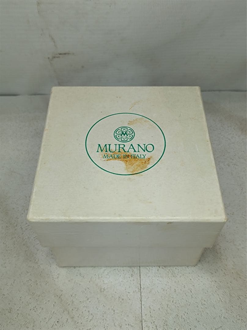 八5766【美品】MURANO ムラノ　ベネチアングラス　香水瓶