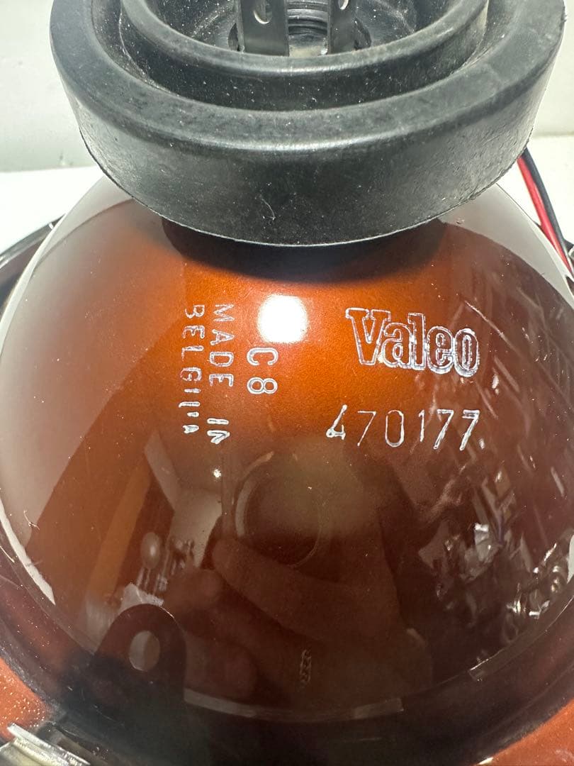 当時物シビエスーパーオスカー180πシビエ凹レンズ付ヘッドライト/マーシャル