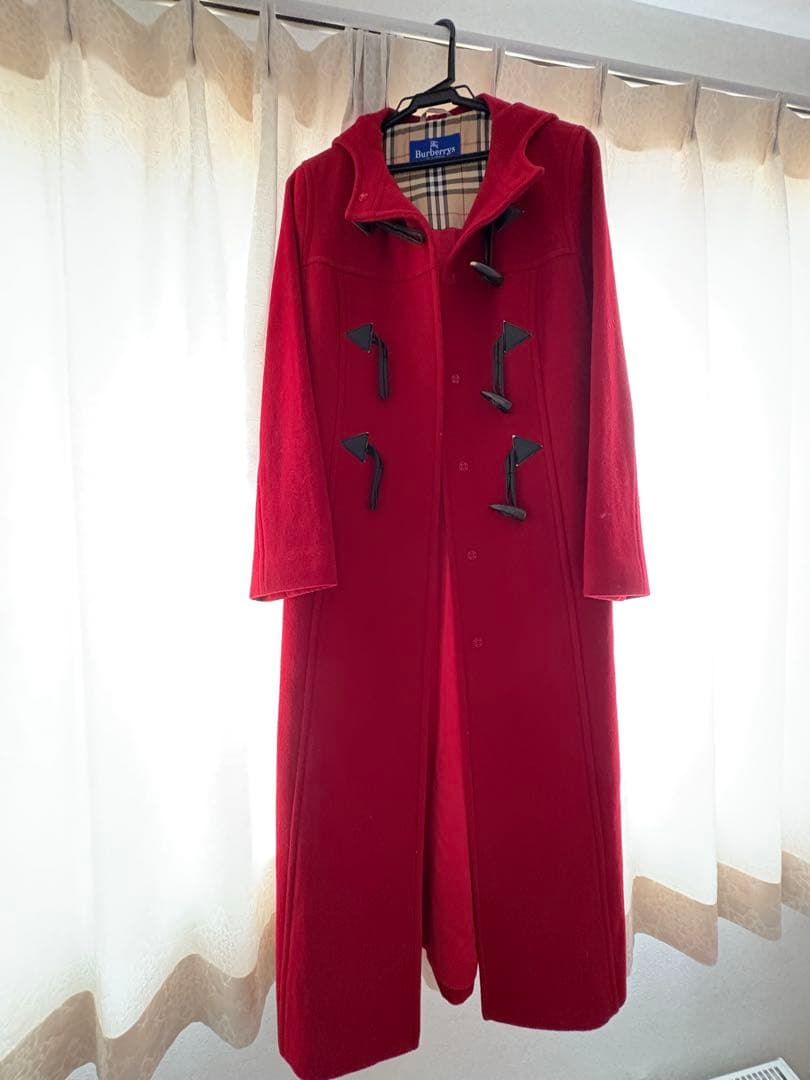 【4日間SALE】Burberrys Blue Label ダッフルコート赤38