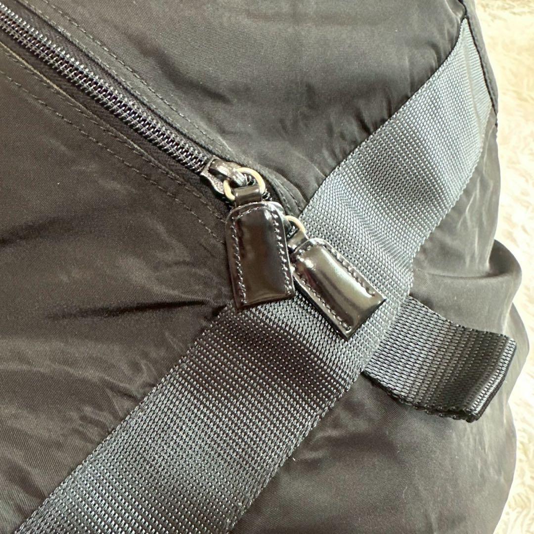 良品✨プラダ ボストンバッグ ハンド トラベルバッグ 旅行 人気 黒 ブラック