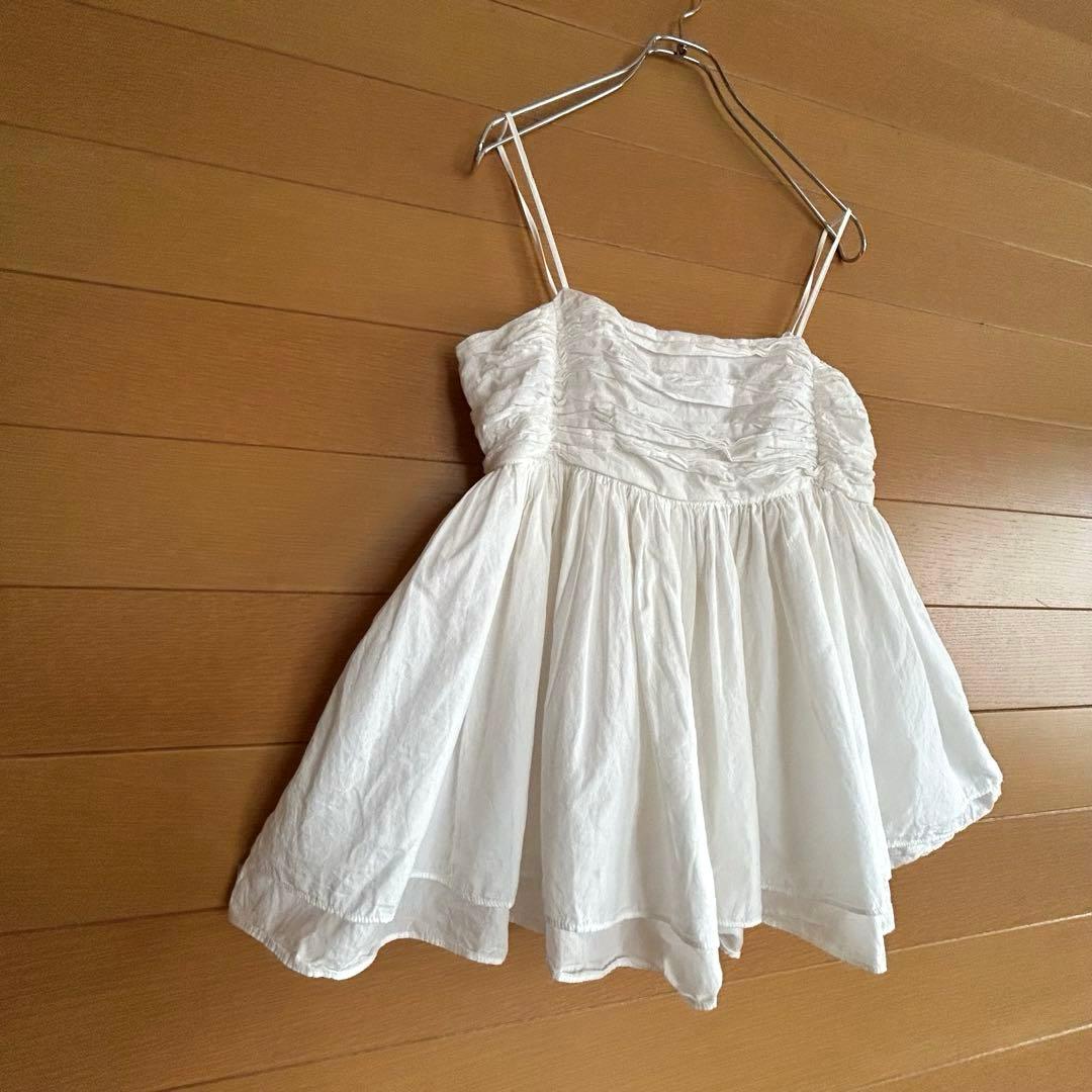 【美品】Curensology カレンソロジー レイヤードキャミソール ぺプラム