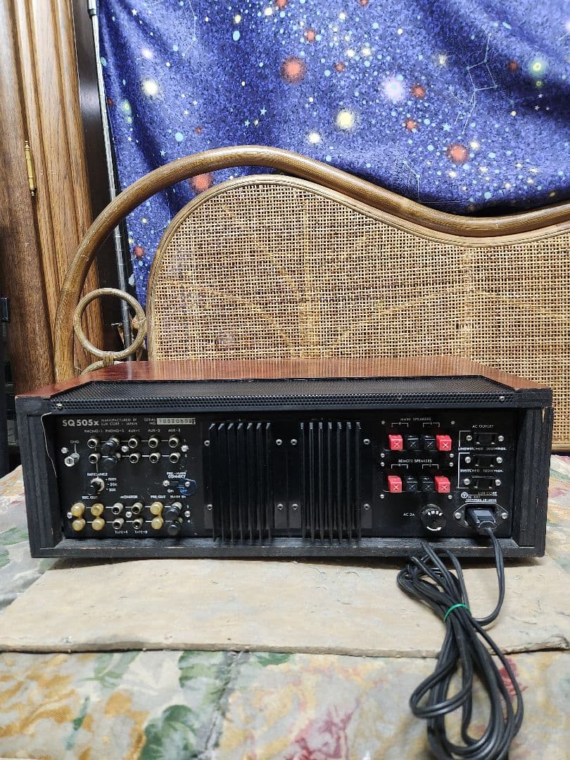奇跡極上超美品！フルレストア！LUXMANプリメインアンプSQ-505X