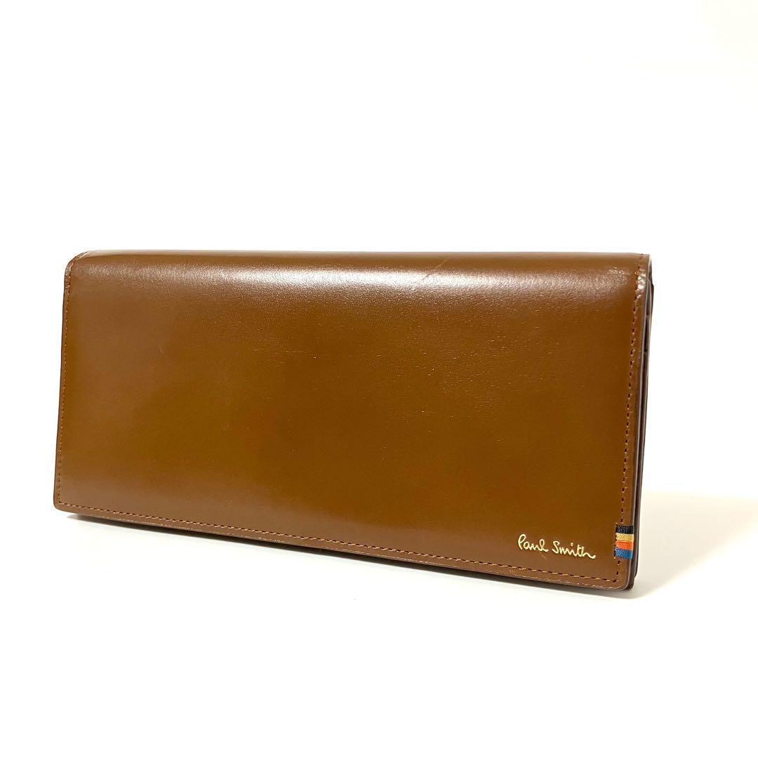 新品✨Paul Smith✨ポールスミス✨被せ✨長財布✨ブラウン✨人気✨未使用