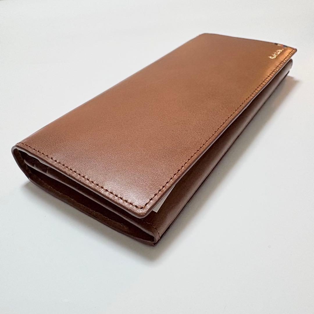 新品✨Paul Smith✨ポールスミス✨被せ✨長財布✨ブラウン✨人気✨未使用