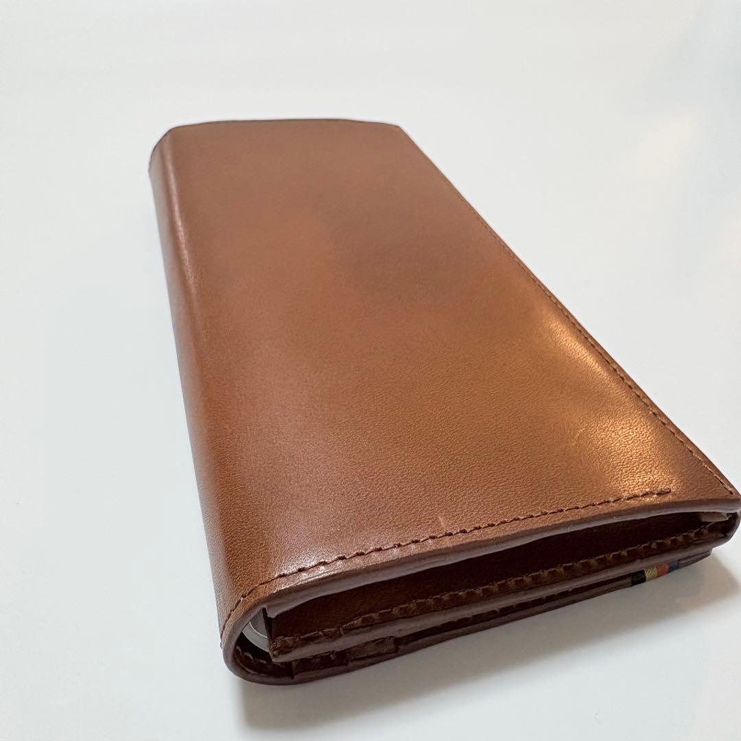 新品✨Paul Smith✨ポールスミス✨被せ✨長財布✨ブラウン✨人気✨未使用