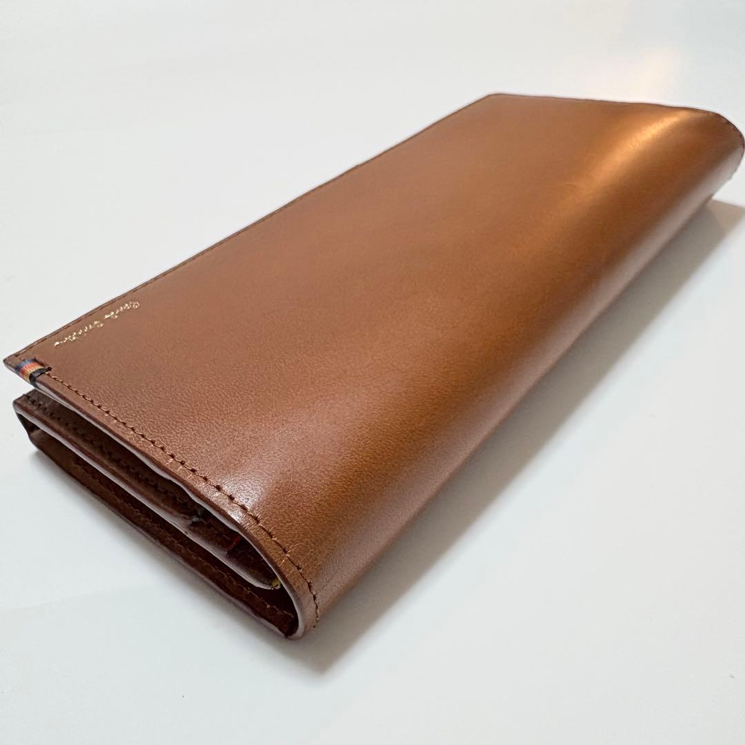 新品✨Paul Smith✨ポールスミス✨被せ✨長財布✨ブラウン✨人気✨未使用