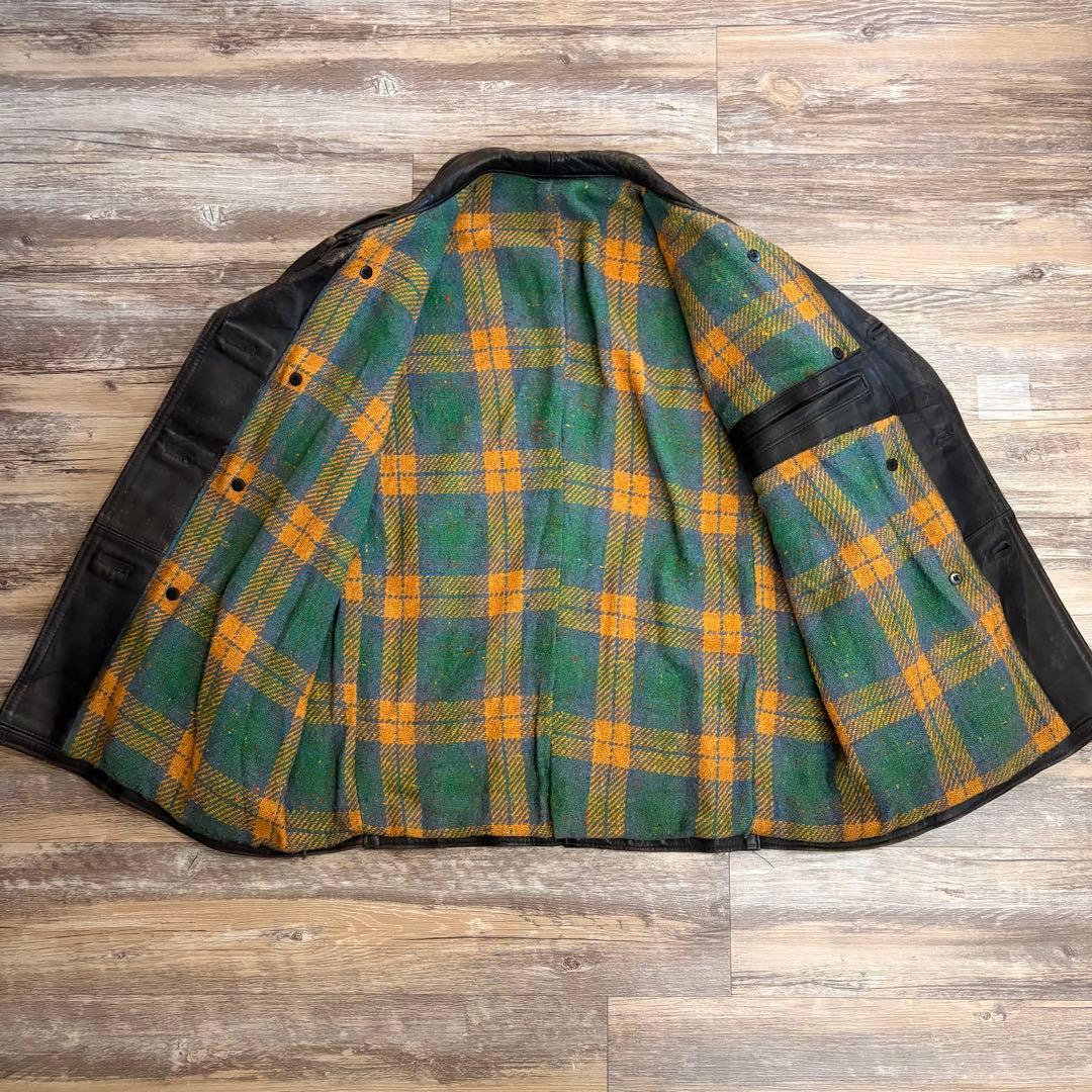 35　コルビジェジャケット 本革 フレンチ ヴィンテージ レザー