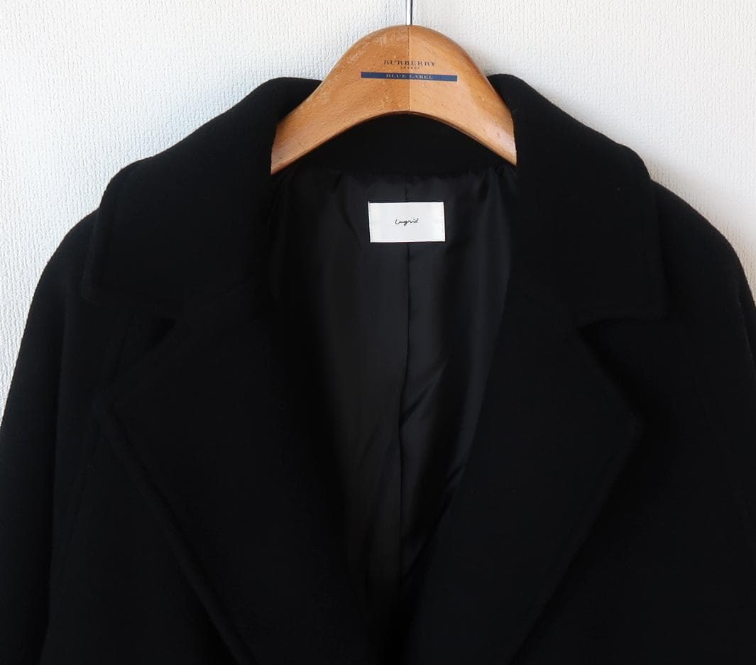 新品 Ungrid ルーズシルエットチェスターコート 　オーバーサイズ　ウール