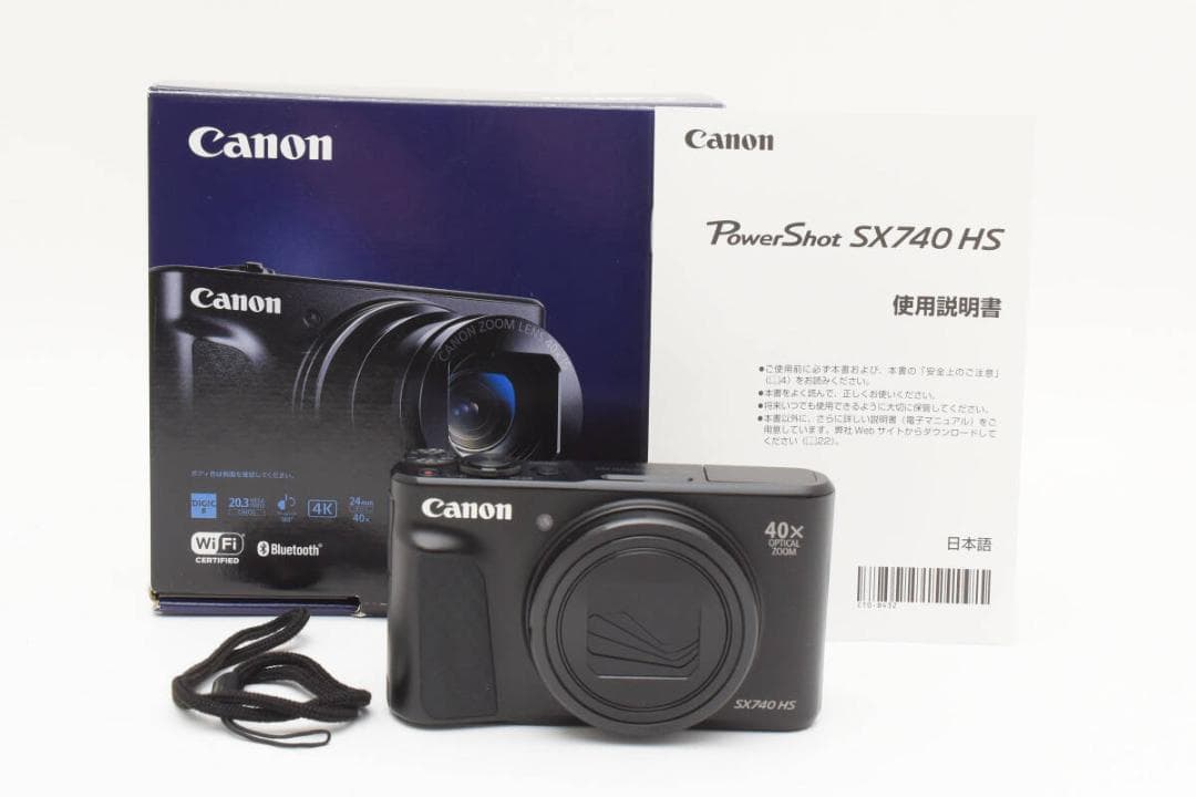 【訳あり】 Canon Power Shot SX740HS 取説 ストラップ付