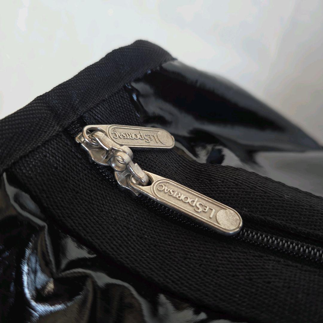 コロン レスポートサック ウィークエンダー ラージ エナメル ブラック