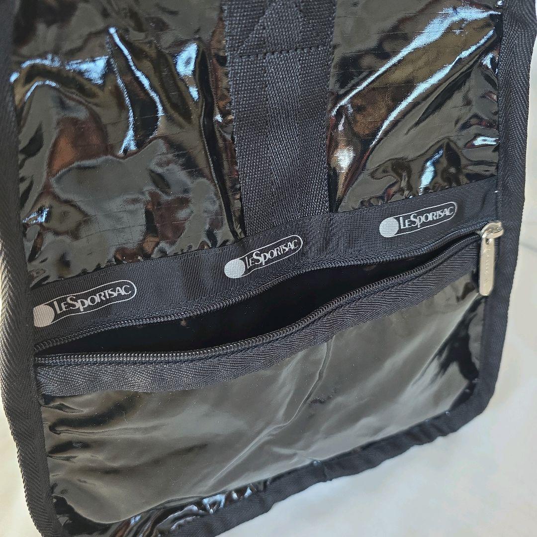 コロン レスポートサック ウィークエンダー ラージ エナメル ブラック