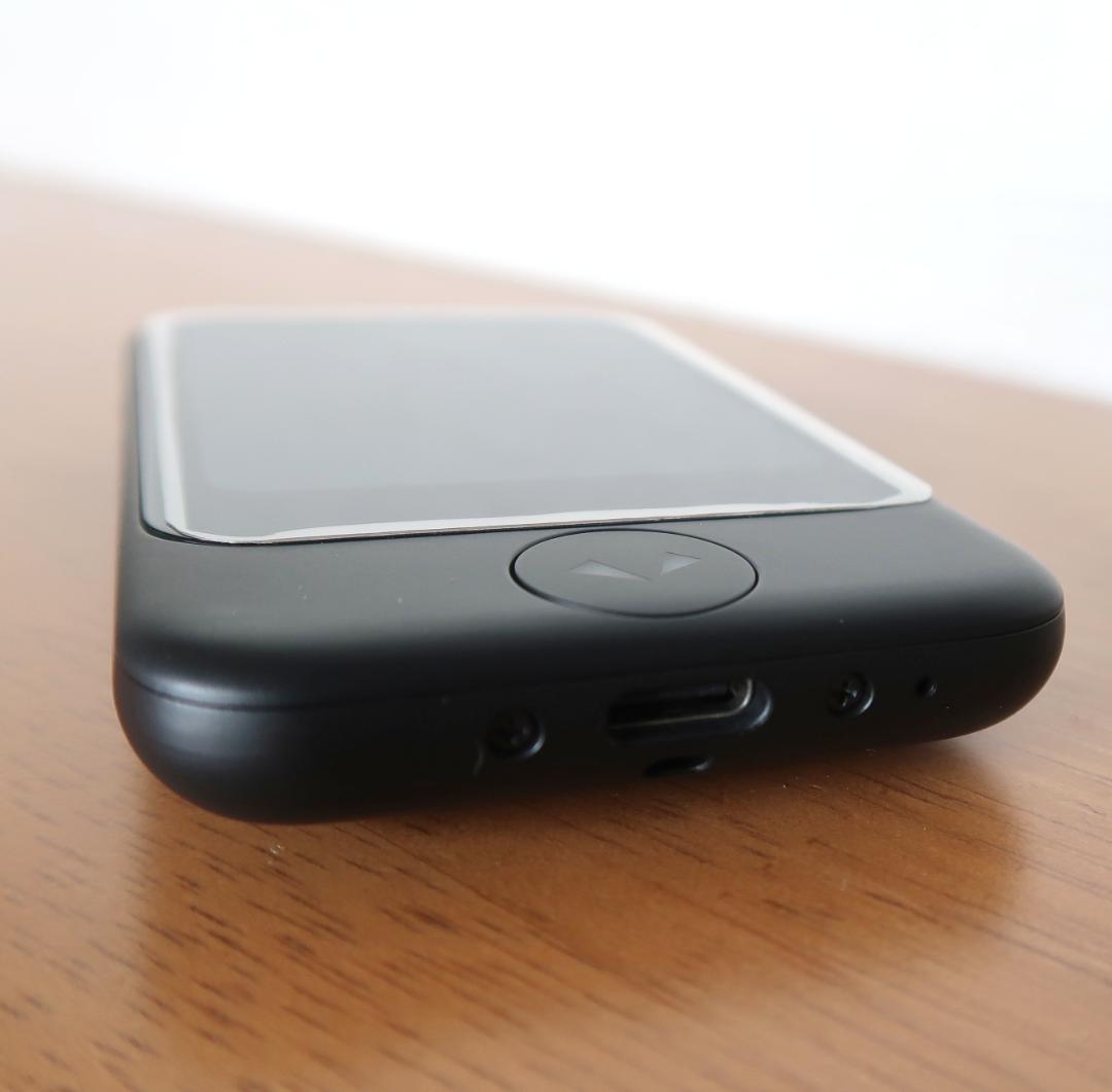 極美品　ポケトークS グローバル通信 2026/3迄　翻訳機 PTSGK　黒