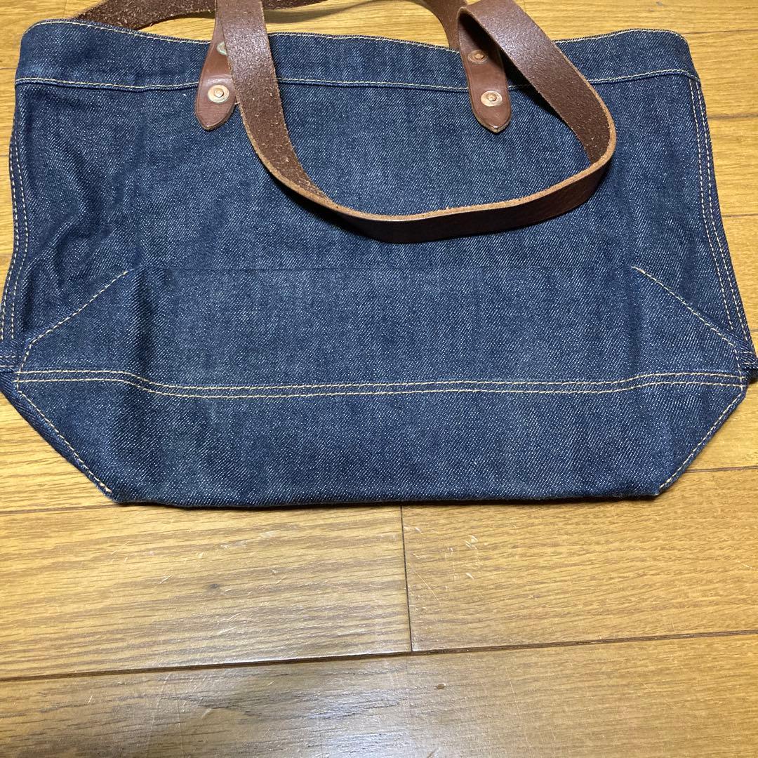 ひ*こ様 RRL トートバッグ デニム レザー