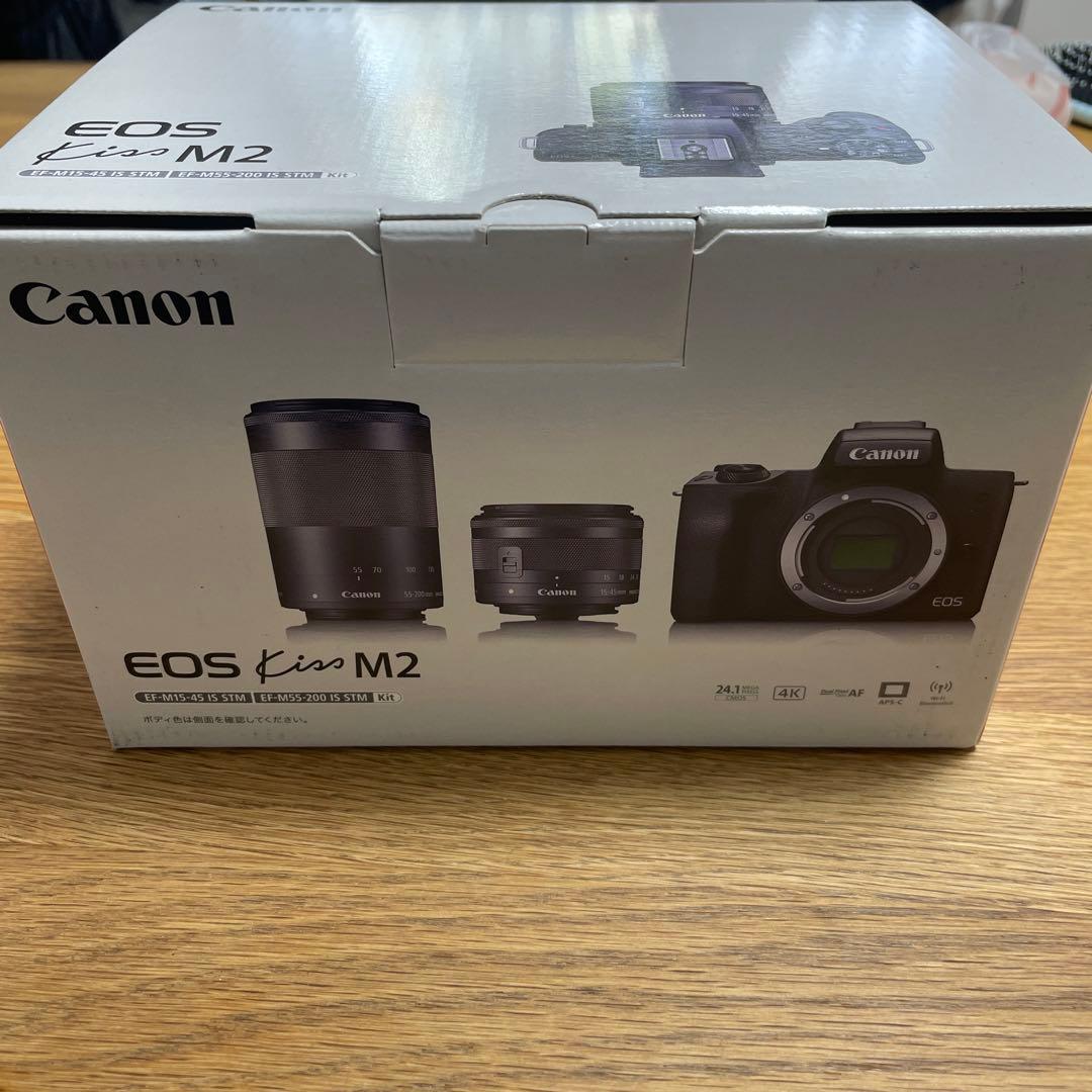 Canon EOS Kiss M2 ホワイト レンズ付き　展示