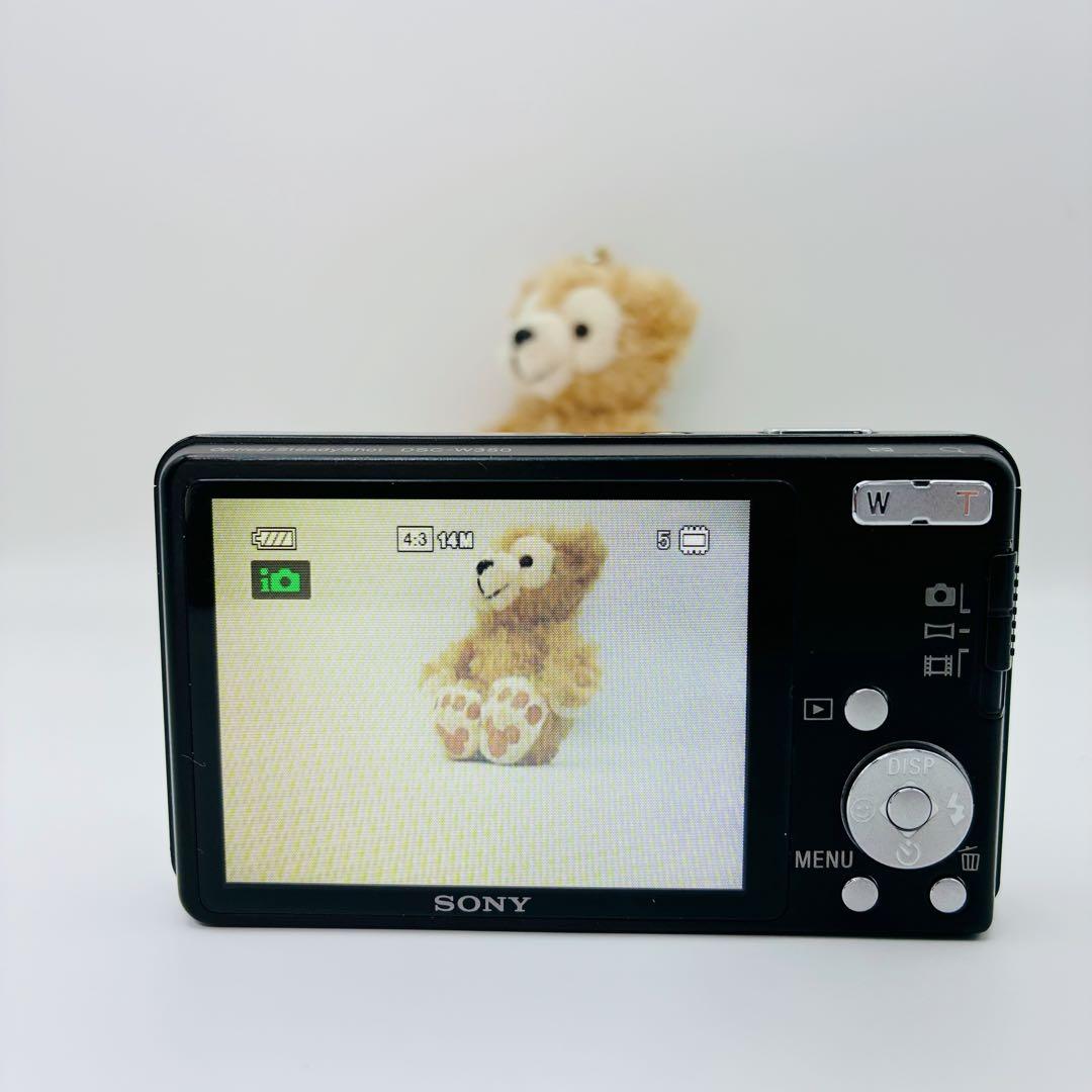 SONY CyberShot DSC-W350 デジカメ ブラック 充電器付き