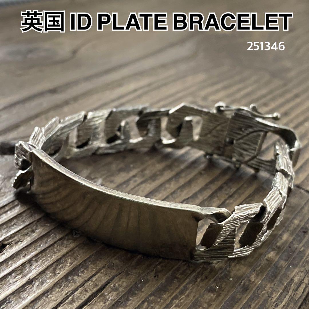 英国 IDプレート シルバー ブレスレット ロンドン 925